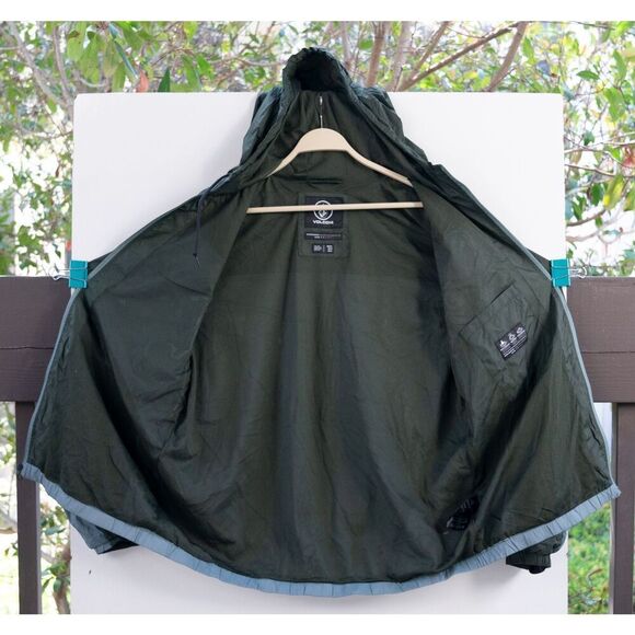 Volcom Ermont Light Jacket 600M Water Resistant Blue Gray Men's Size XL - Picture 5 of 6